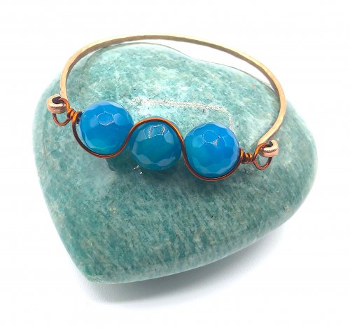 Kristal Wick's Color Inspiration - Bonaire - , Wire Jewelry Design, Design, wire and bead bracelet